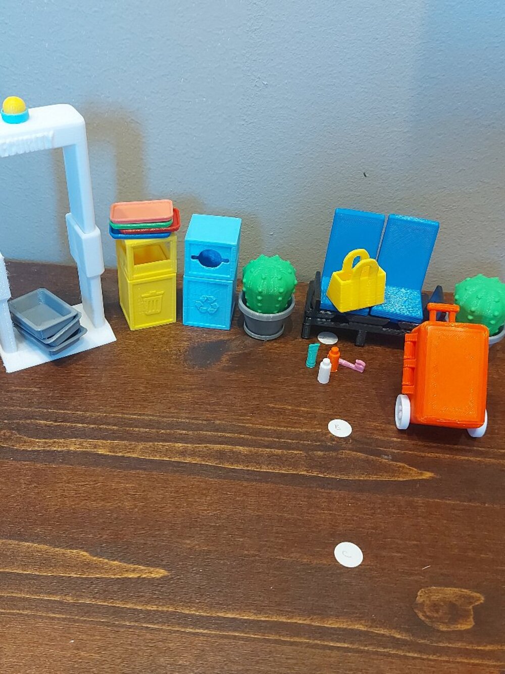 3D Printed Airport Playset